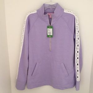 NWT Lily Pulitzer Skipper Popover Sz S in Lilac